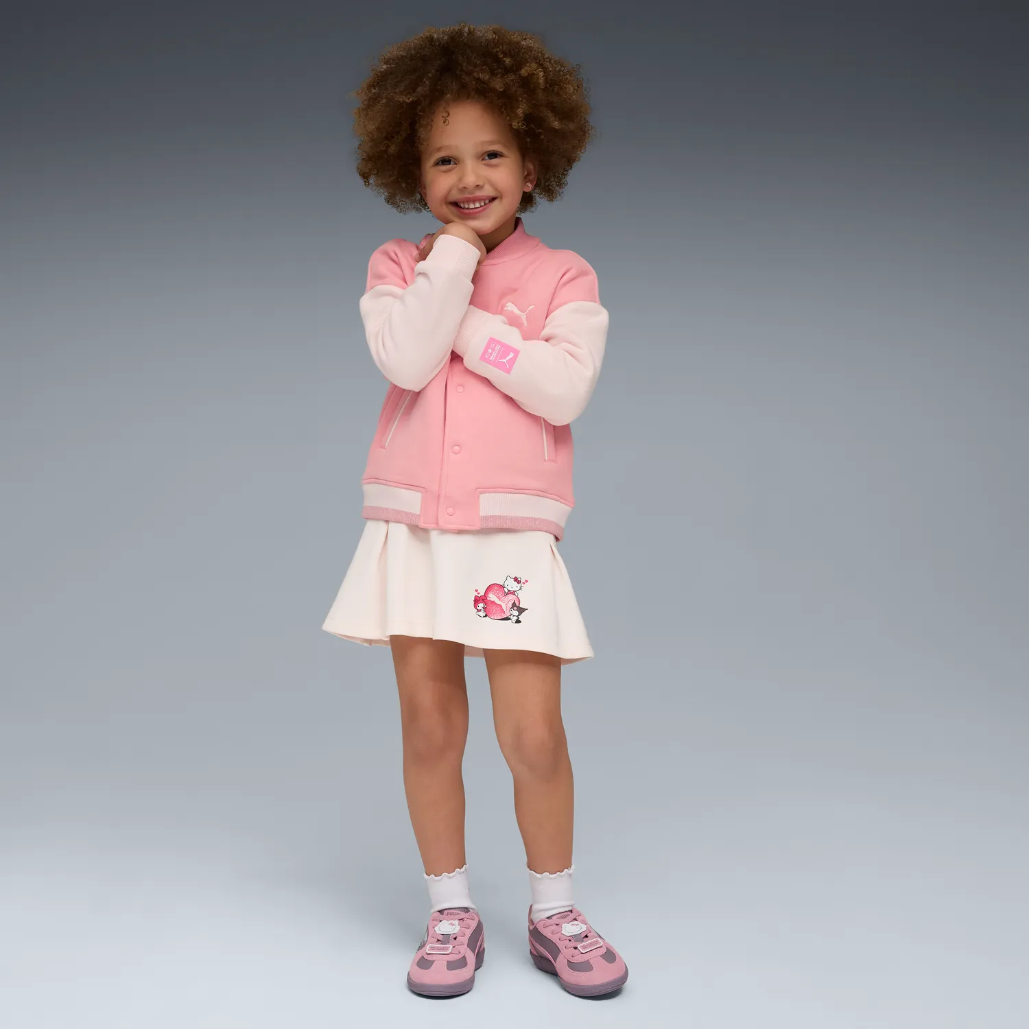 Hello Kitty PUMA Kids bomberjakke Pinkscape barn