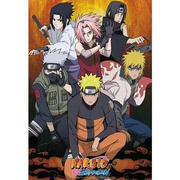 Neo Tokyo Naruto Shippuden Iconic Leaf Shinobi plakat 91,5 × 61 cm