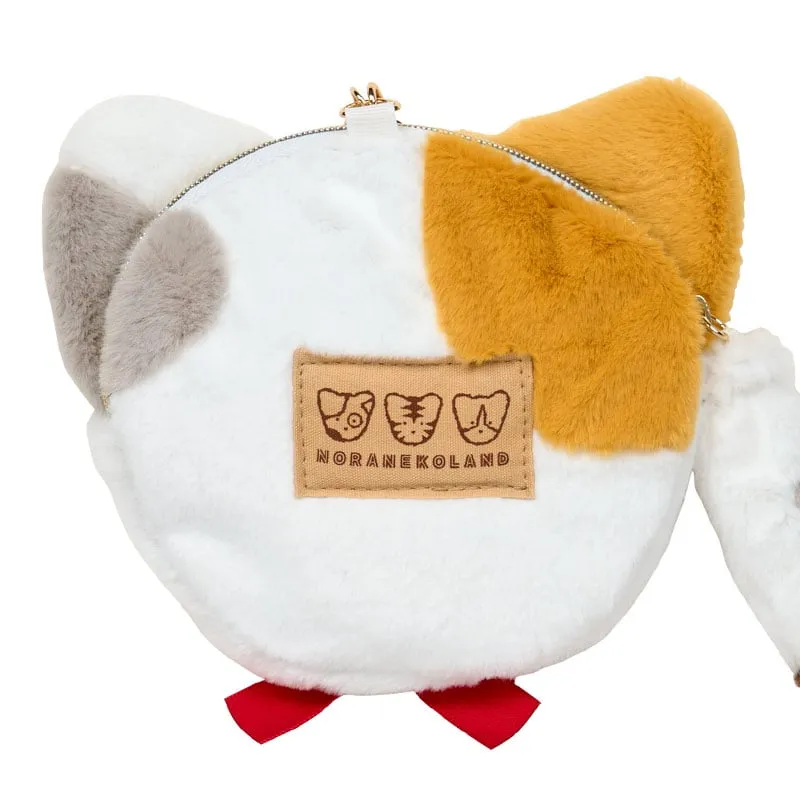 Sanrio Cat Club Series Noranekoland Plush Mini Face Pouch pung plysj