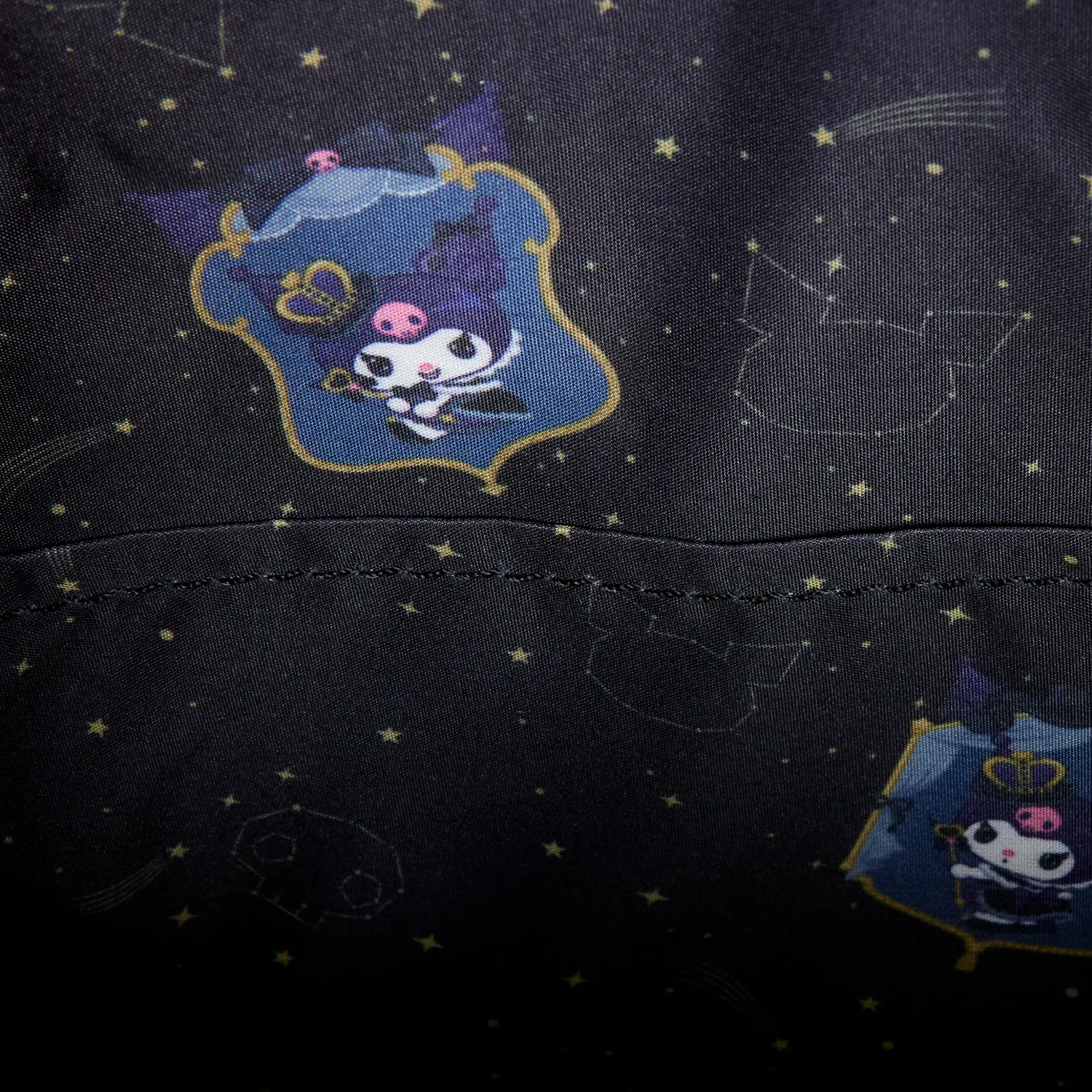 Hello Kitty Loungefly Kuromi 20th Anniversary Mini Backpack ryggsekk
