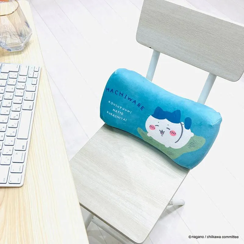 Chiikawa Mini Relax Pillow Hachiware ryggpute 31 × 15 cm