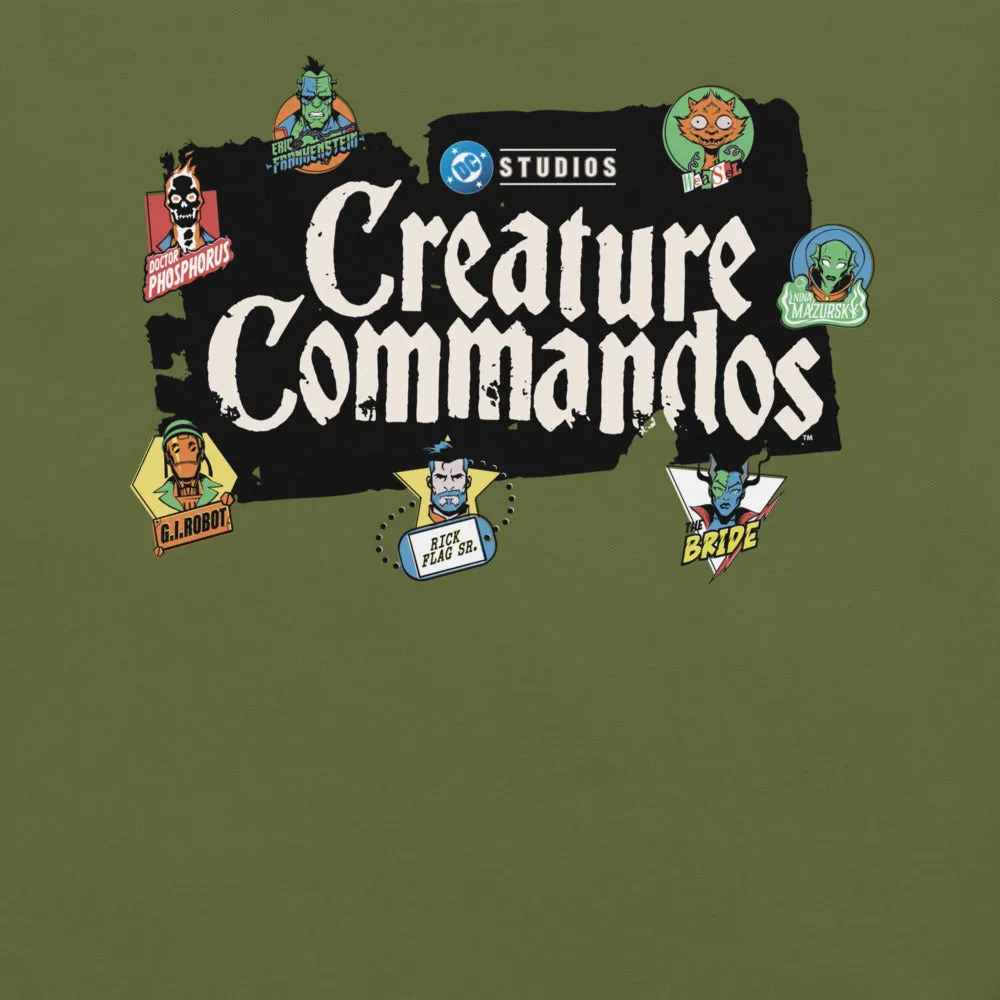 Batman Creature Commandos Roll Call t-skjorte