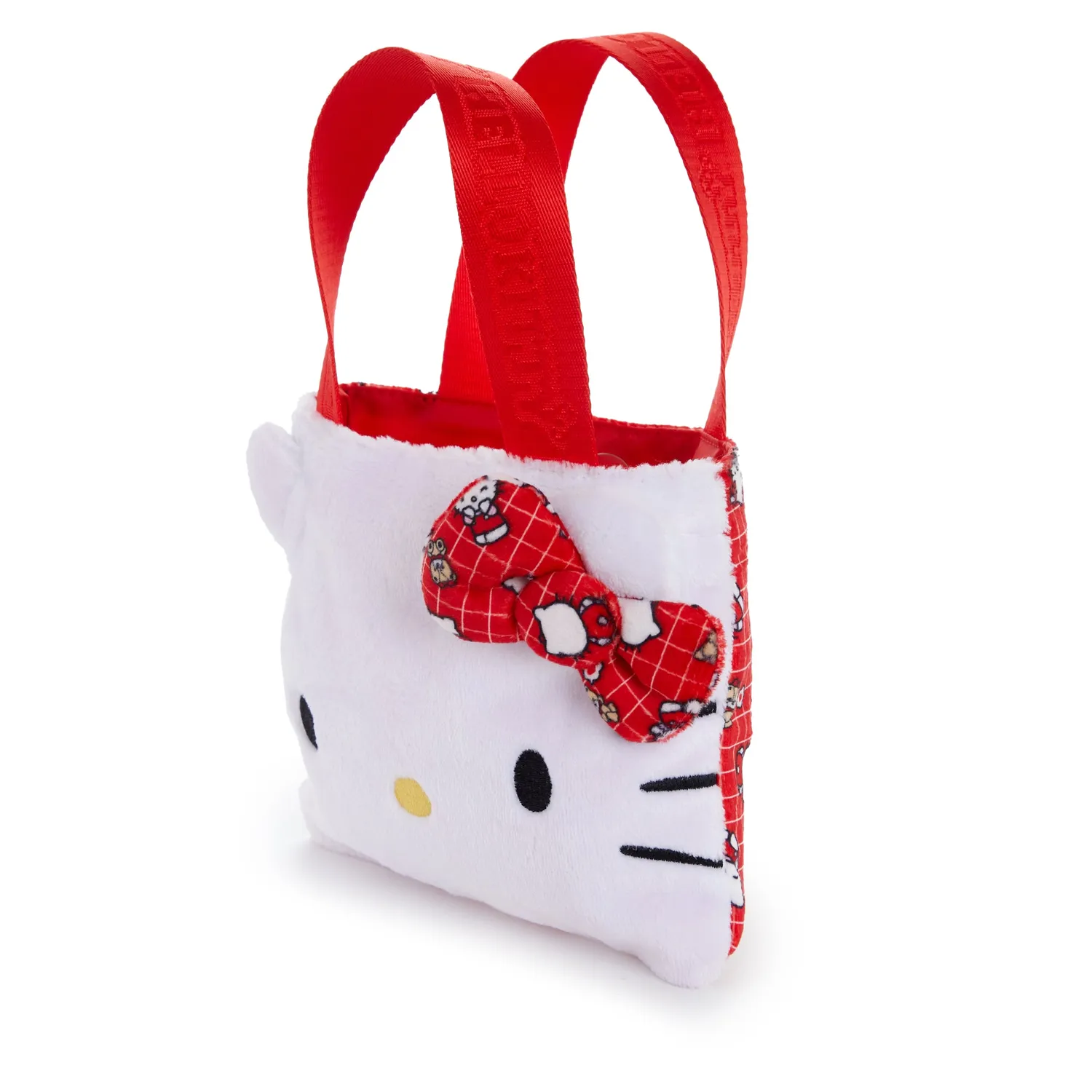 Hello Kitty Ruby Red Series Plush Mini Tote miniveske rød