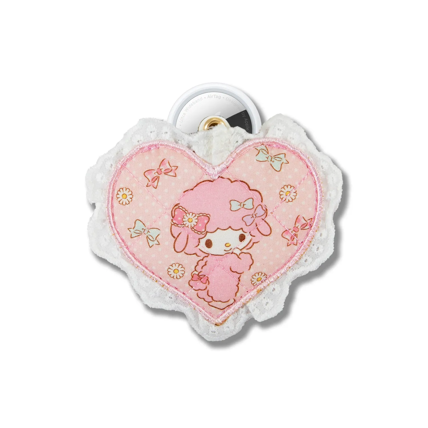 Hello Kitty My Sweet Piano x Sonix AirTag Keychain nøkkelring hjerteformet