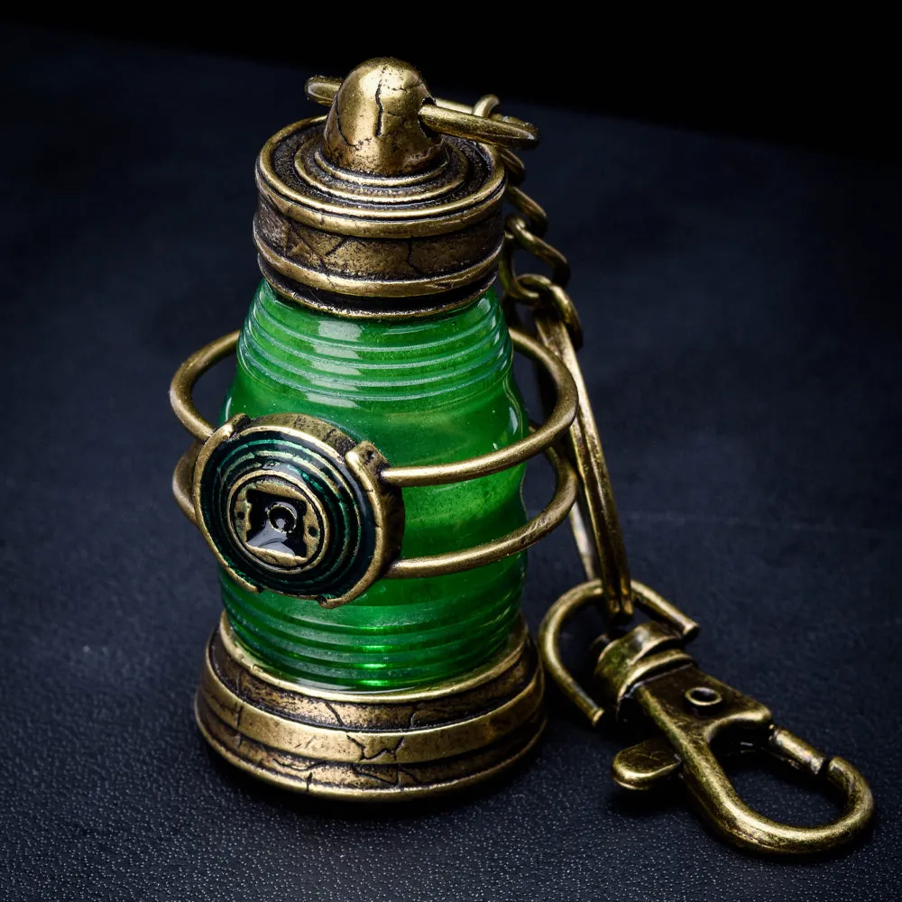 Green Lantern LANTERNS Power Battery Light Up Key Chain nøkkelring lys