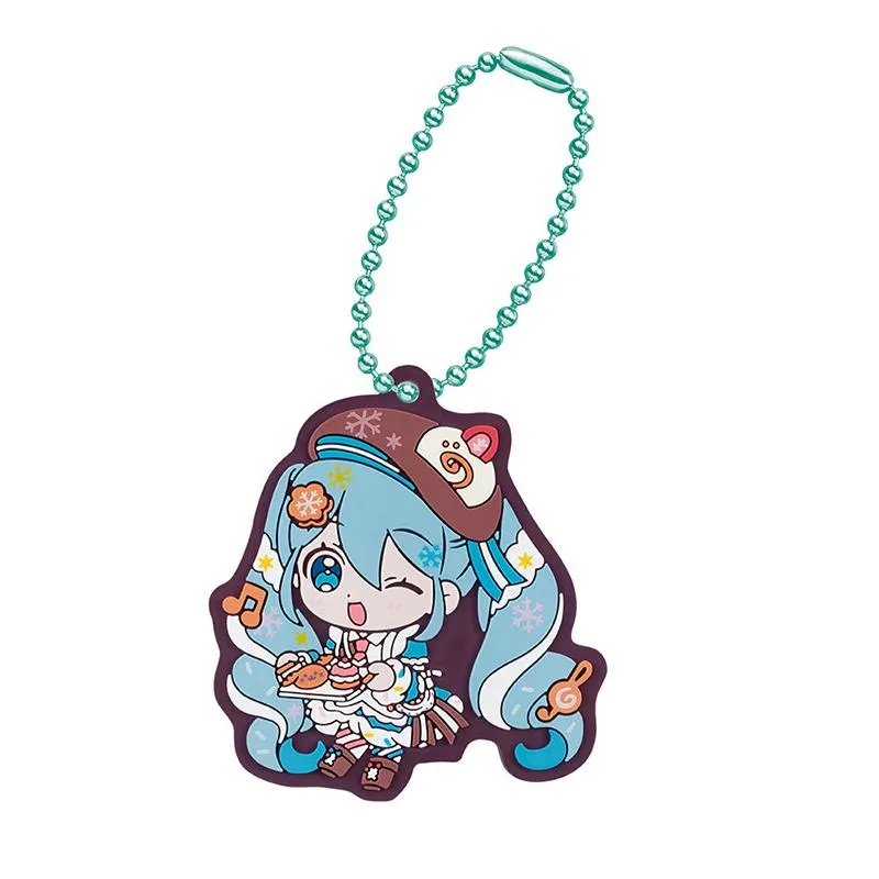 Neo Tokyo Vocaloid Hatsune Miku & Friends Random Mini-Figure nøkkelring eller stativ