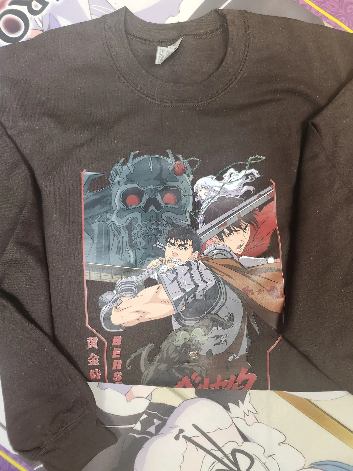 Anitaku Black Swordsman genser med Guts-motiv