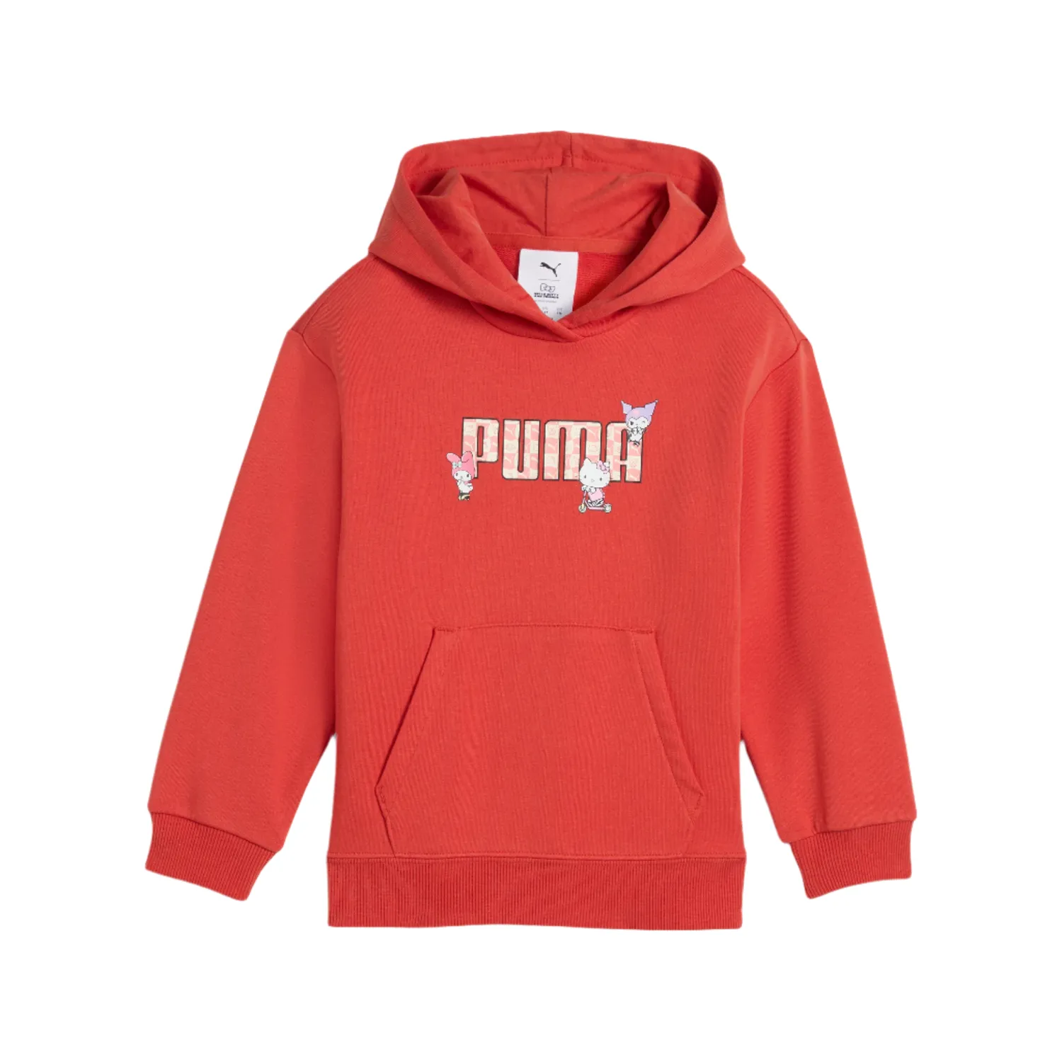 Hello Kitty and Friends PUMA Kids Relaxed Hoodie Red Fire 3T