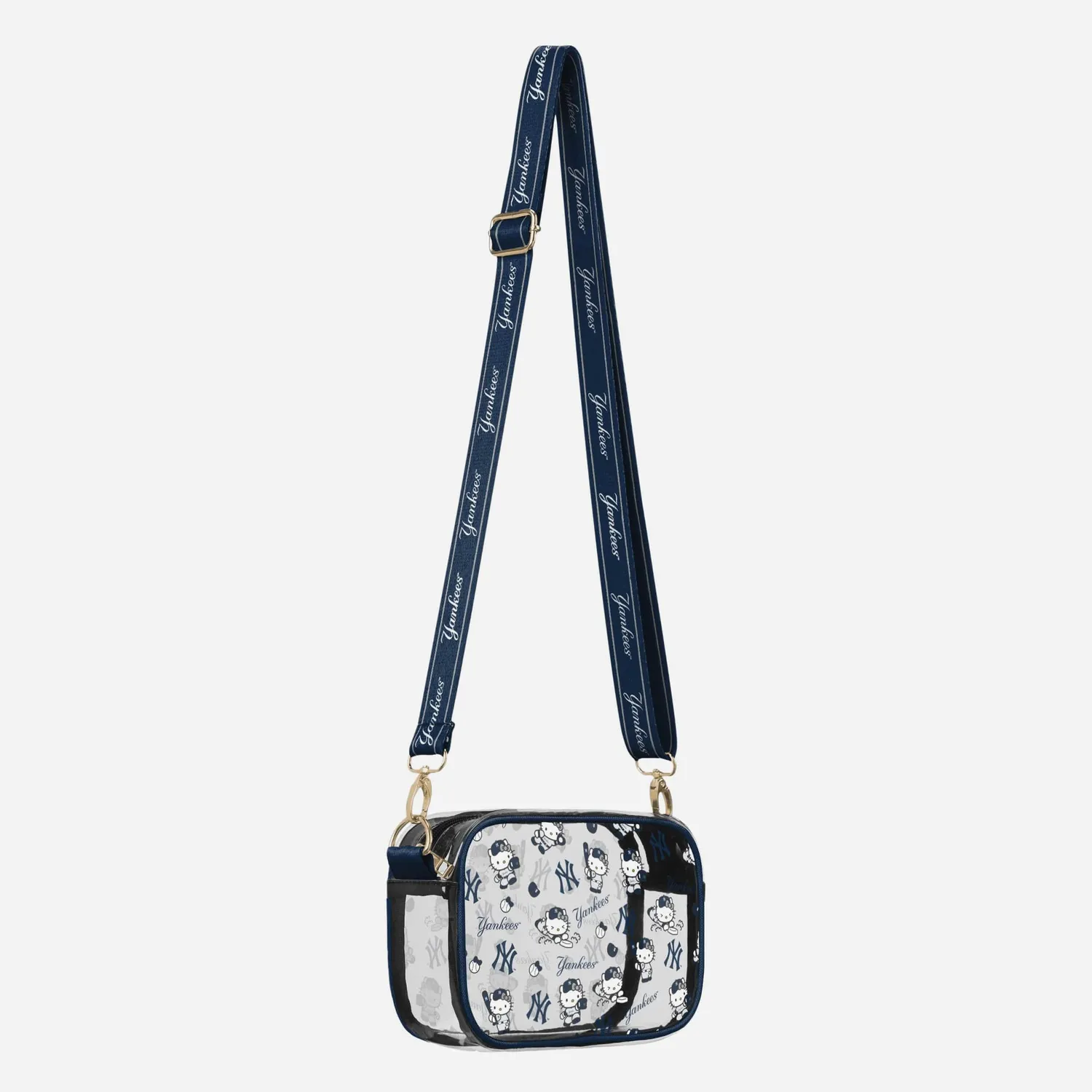 Hello Kitty New York Yankees crossbody-veske gjennomsiktig 2 l