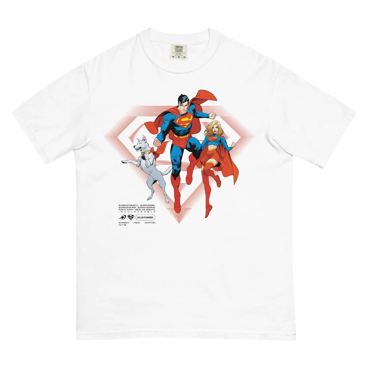 Batman Superman Straight from Krypton T-skjorte S–4XL bomull