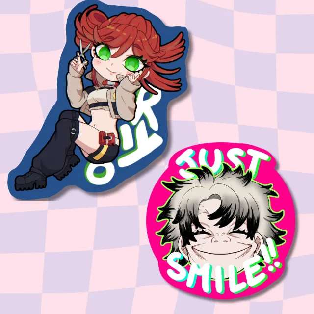 Kururu4ever Gachiakuta Riyo and Rudo klistremerker Rudo Just Smile