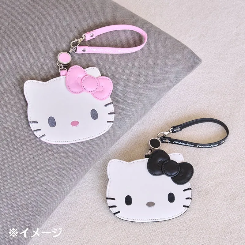 Hello Kitty I Love Hello Kitty rosa kortholder med uttrekkbar snor