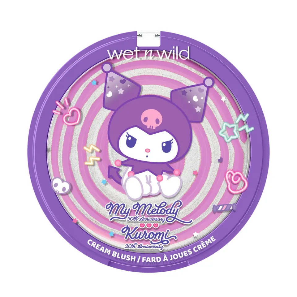 Wet n Wild My Melody & Kuromi Swirl Cream Blush Kuromi