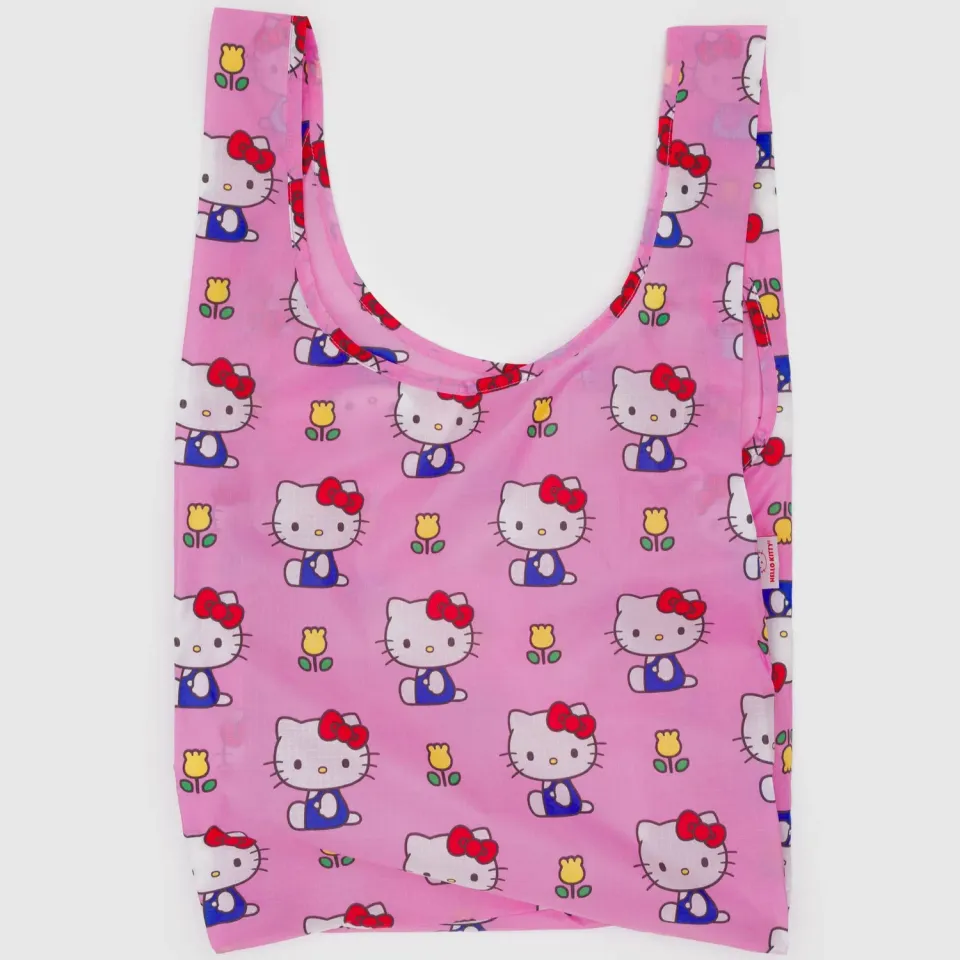 Hello Kitty x Baggu Standard Baggu handlenett rosa, resirkulert ripstop