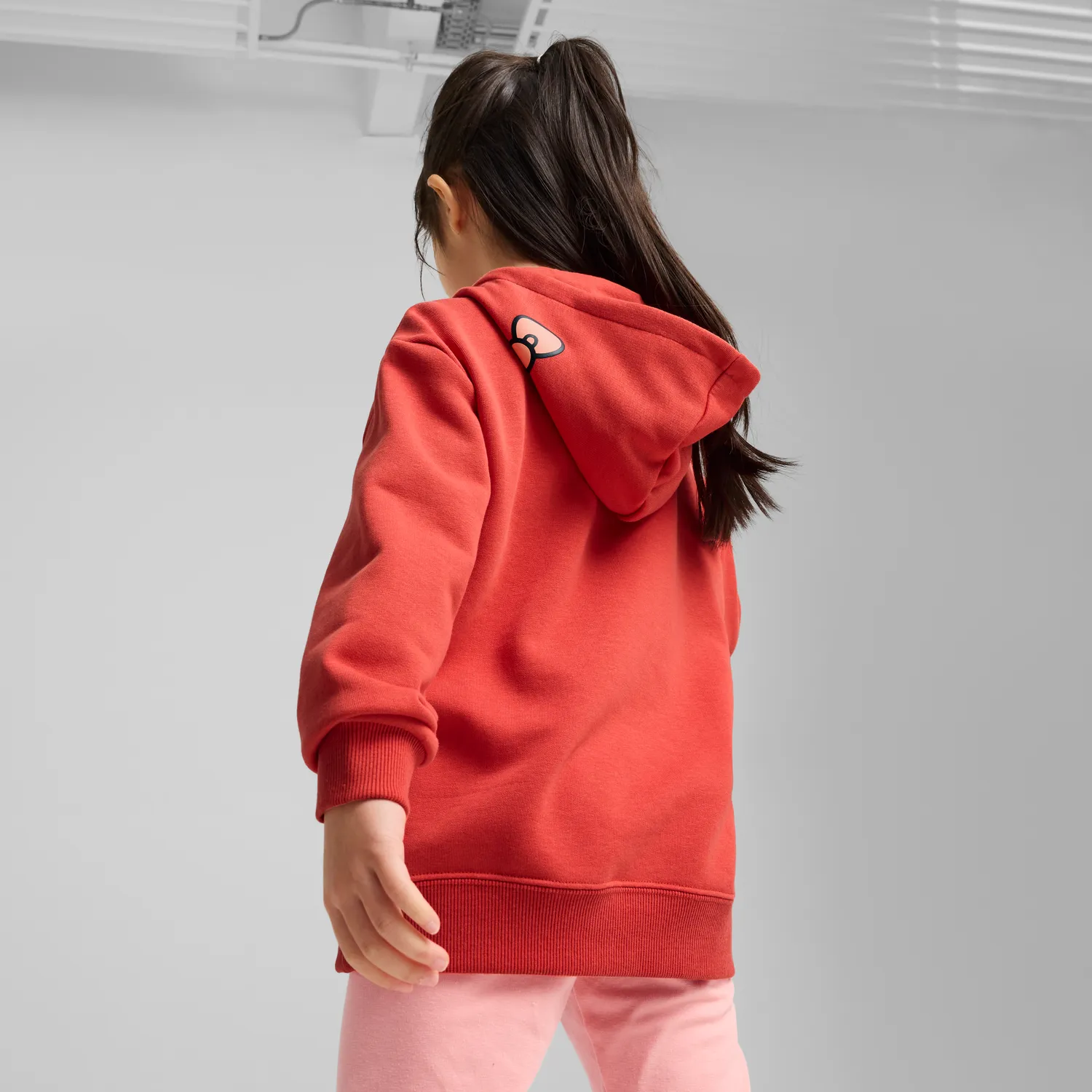 Hello Kitty and Friends PUMA Kids Relaxed Hoodie Red Fire 3T
