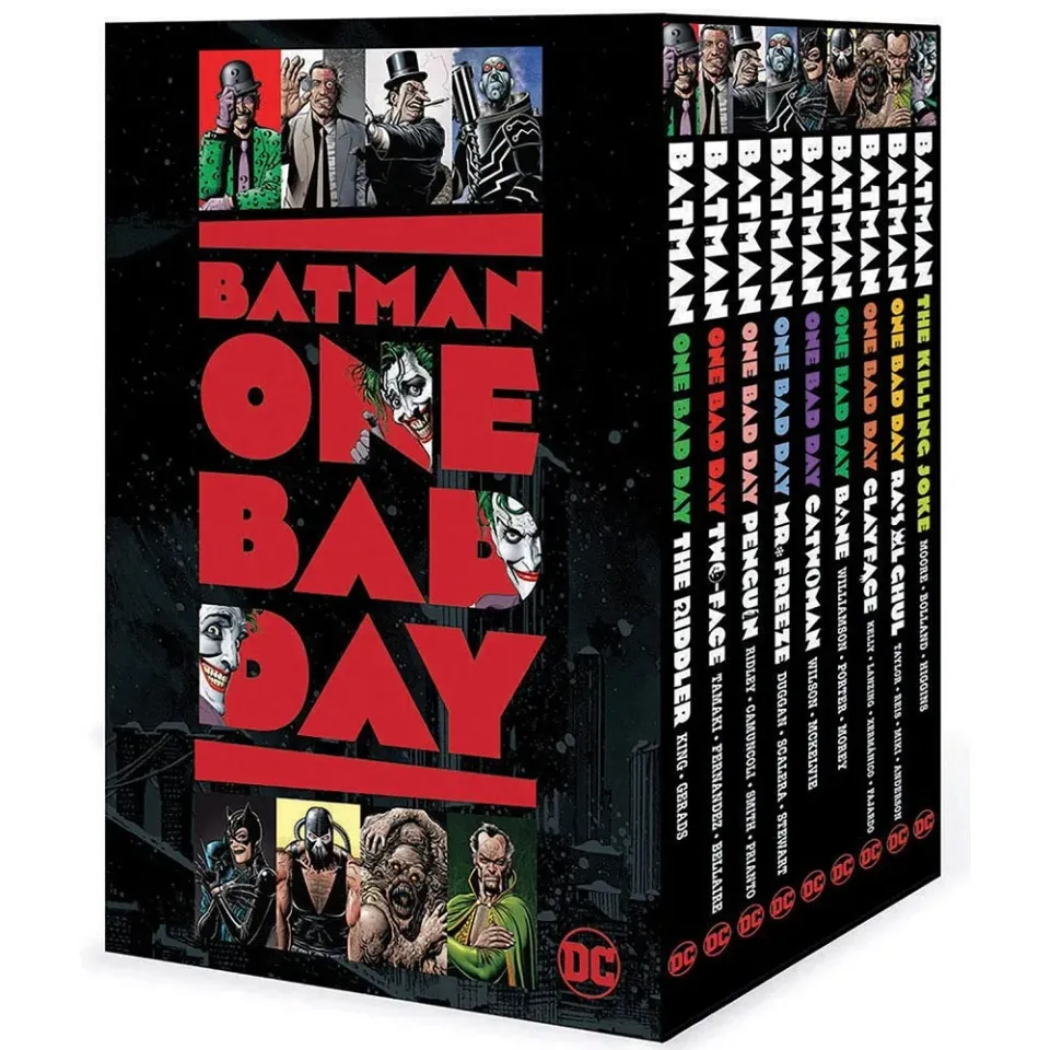 Batman One Bad Day innbundet boksett 9 bøker