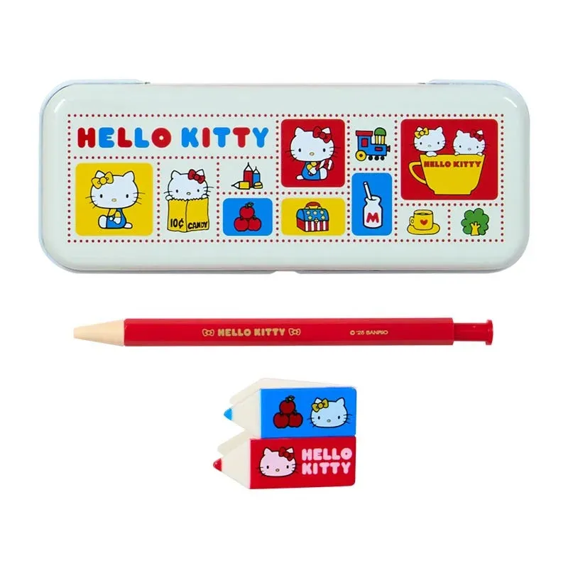 Hello Kitty Sanrio Forever skrivesett 5 deler med pennal