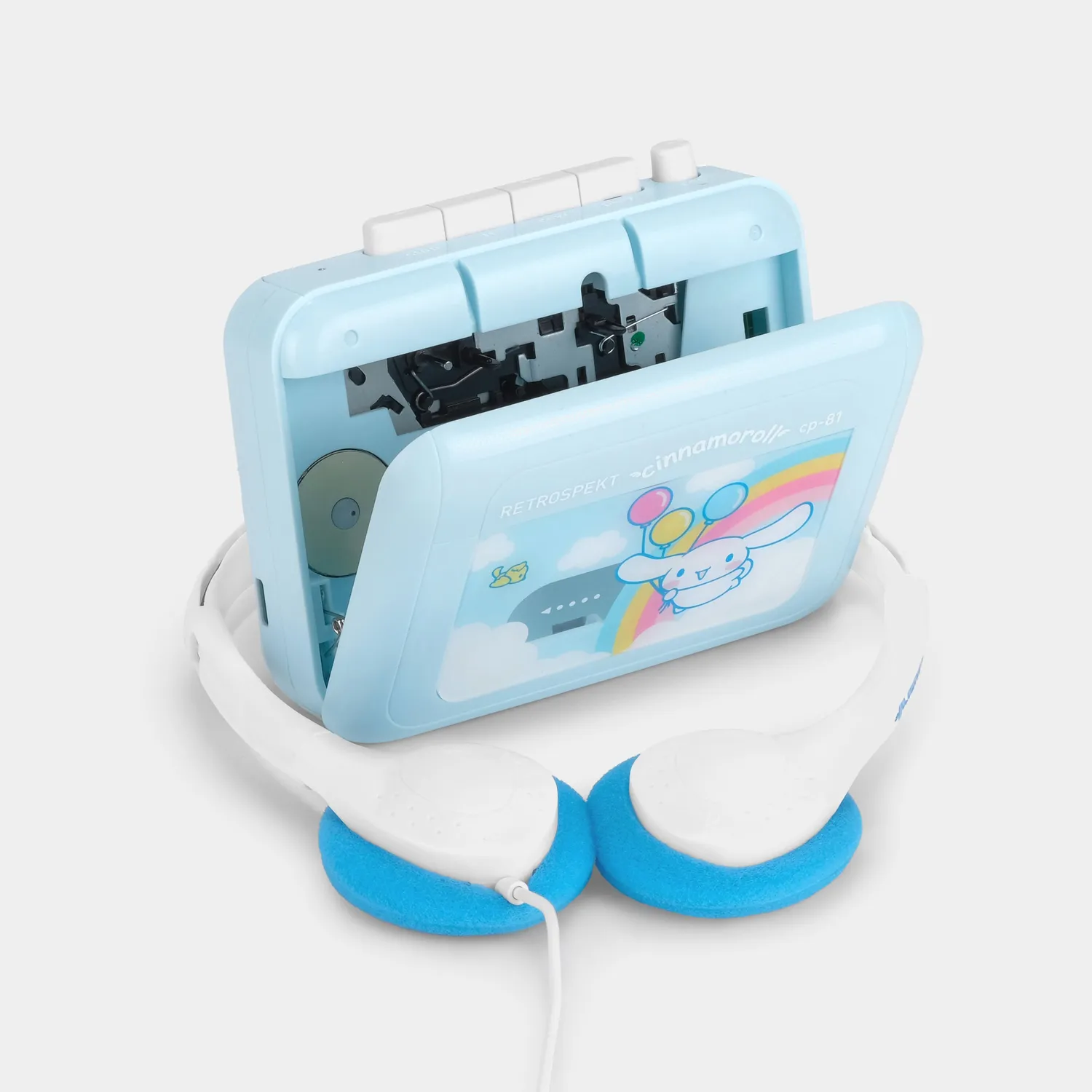 Cinnamoroll Classic CP-81 kassettspiller med hodetelefoner