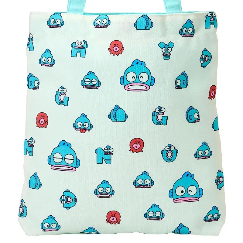 Hello Kitty Funny Faces Hangyodon totebag med magnetlukking