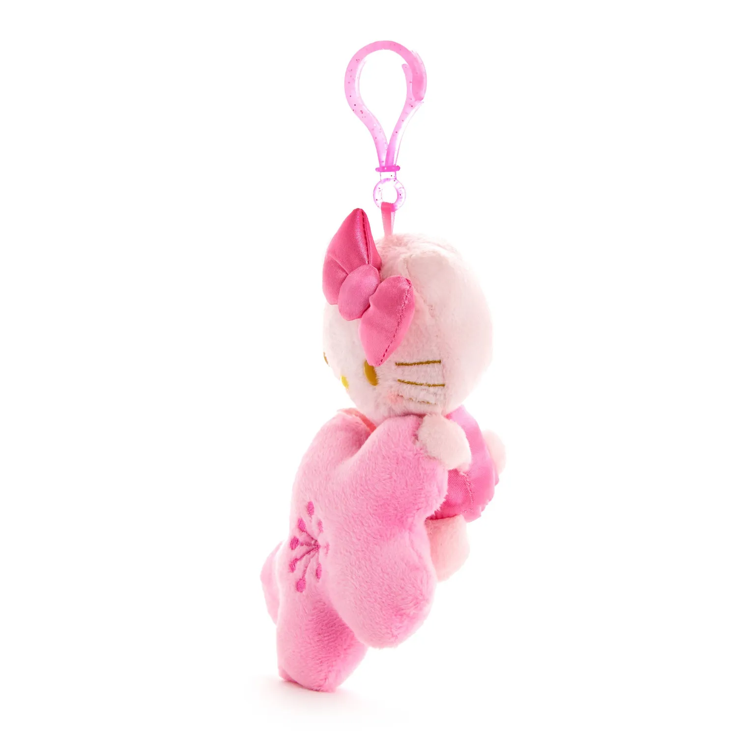 Hello Kitty Blushing Sakura plysjmaskot med klype
