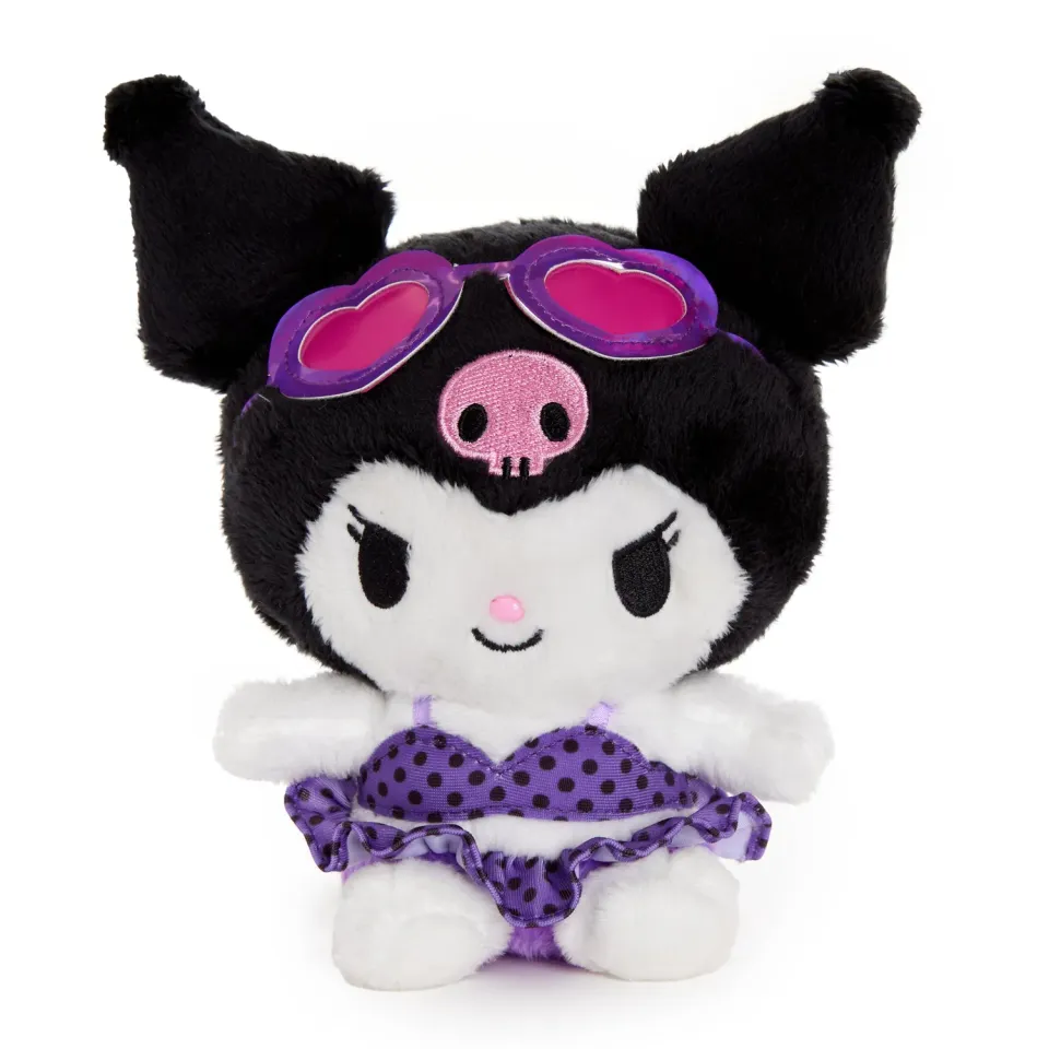 Hello Kitty Summer Swim Kuromi 7" Plush kosedyr 18 cm