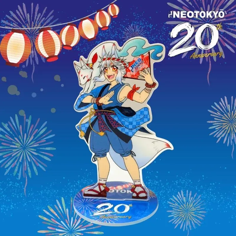 Neo Tokyo Neomaru 20th Anniversary akrylstand 15 cm jubileumsutgave