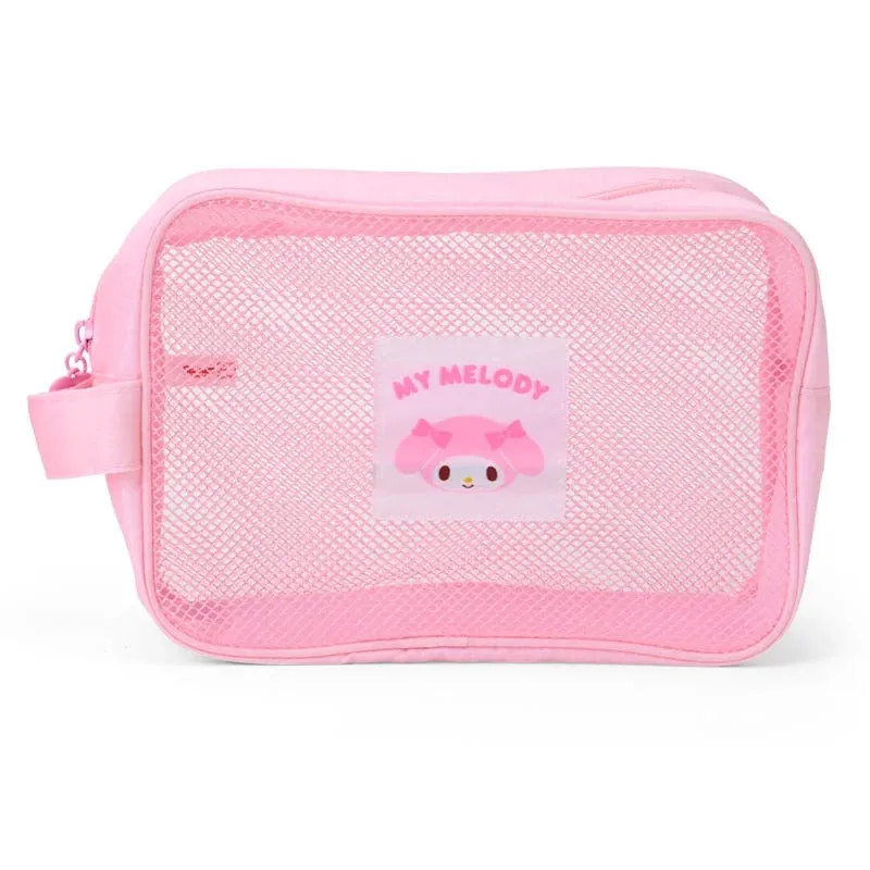 Hello Kitty My Melody 2-pakning reisevesker med glidelås