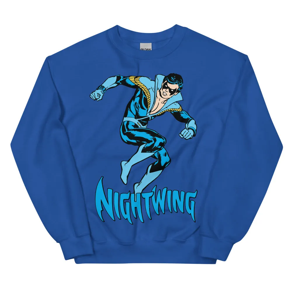 Batman NIGHTWING Discowing collegegenser svart