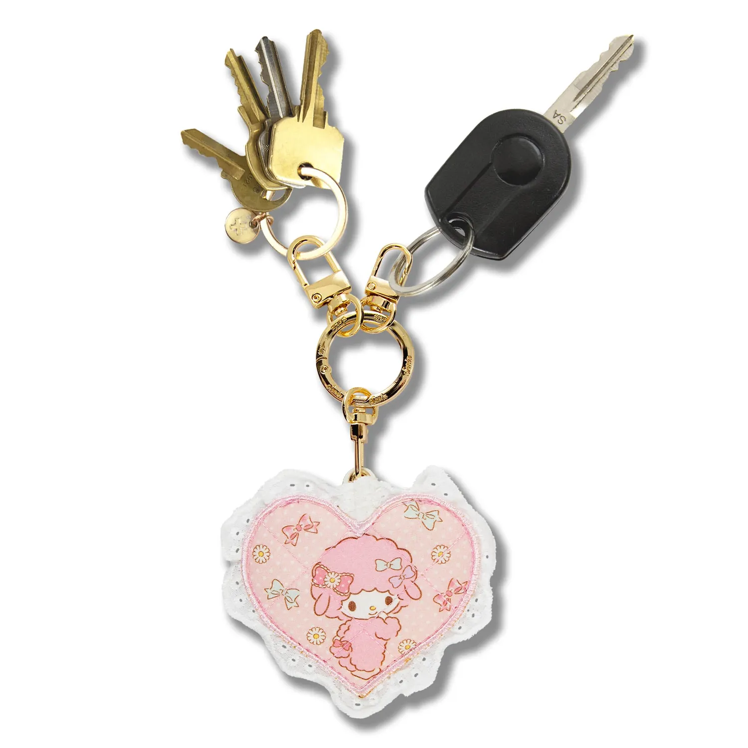 Hello Kitty My Sweet Piano x Sonix AirTag Keychain nøkkelring hjerteformet