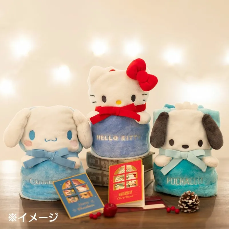 Pochacco 2-in-1 Cozy Lap Blanket pledd pute og sjal