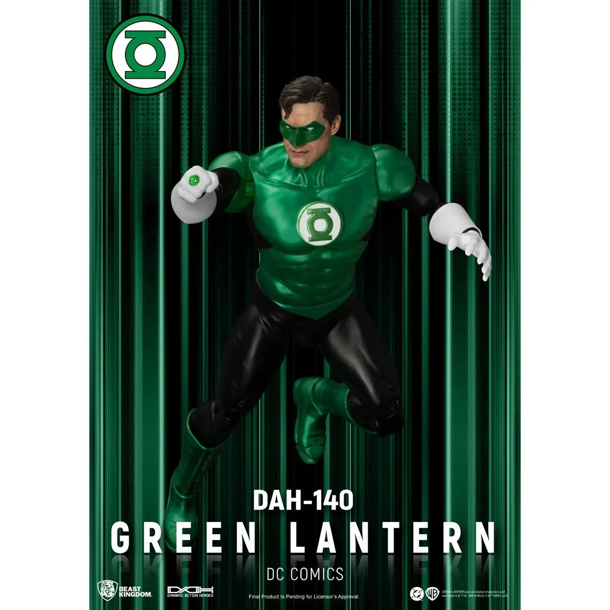 Green Lantern DAH-140 Dynamic 8ction Heroes actionfigur 8 tommer
