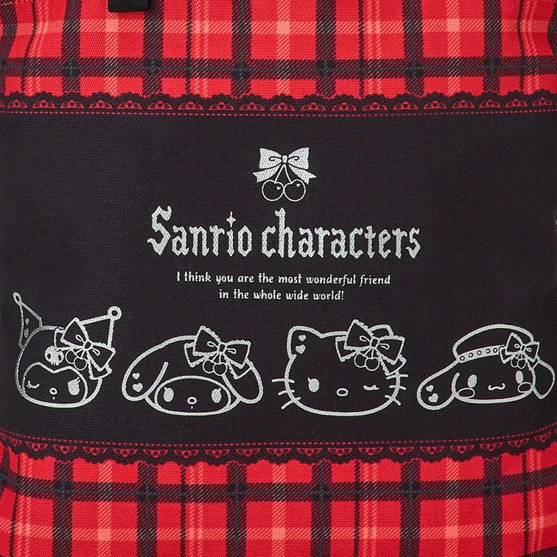 Hello Kitty Rock ’n’ Check totebag – rutemønster