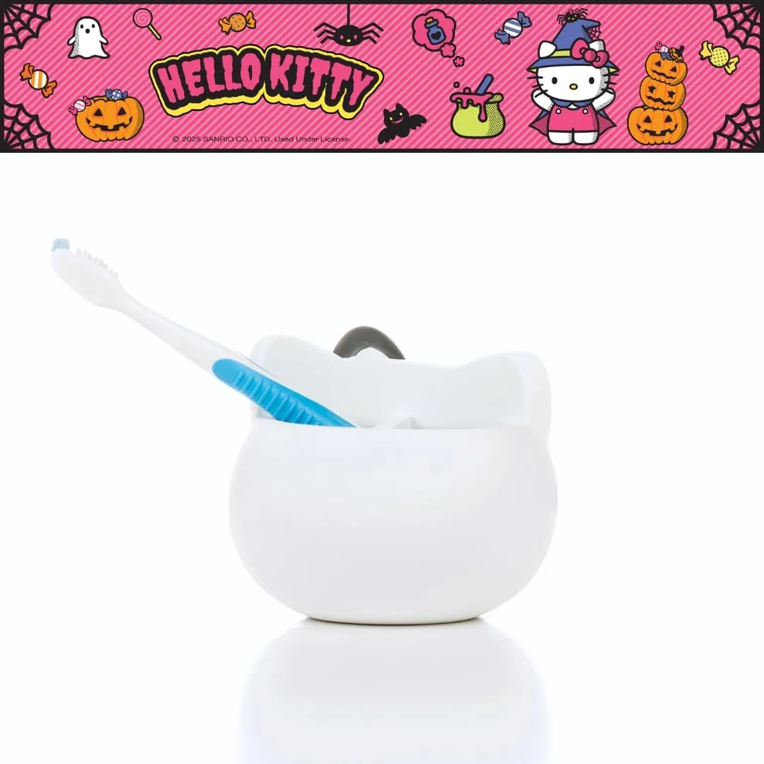 Hello Kitty Halloween Toothbrush Holder tannbørsteholder Dark Bow