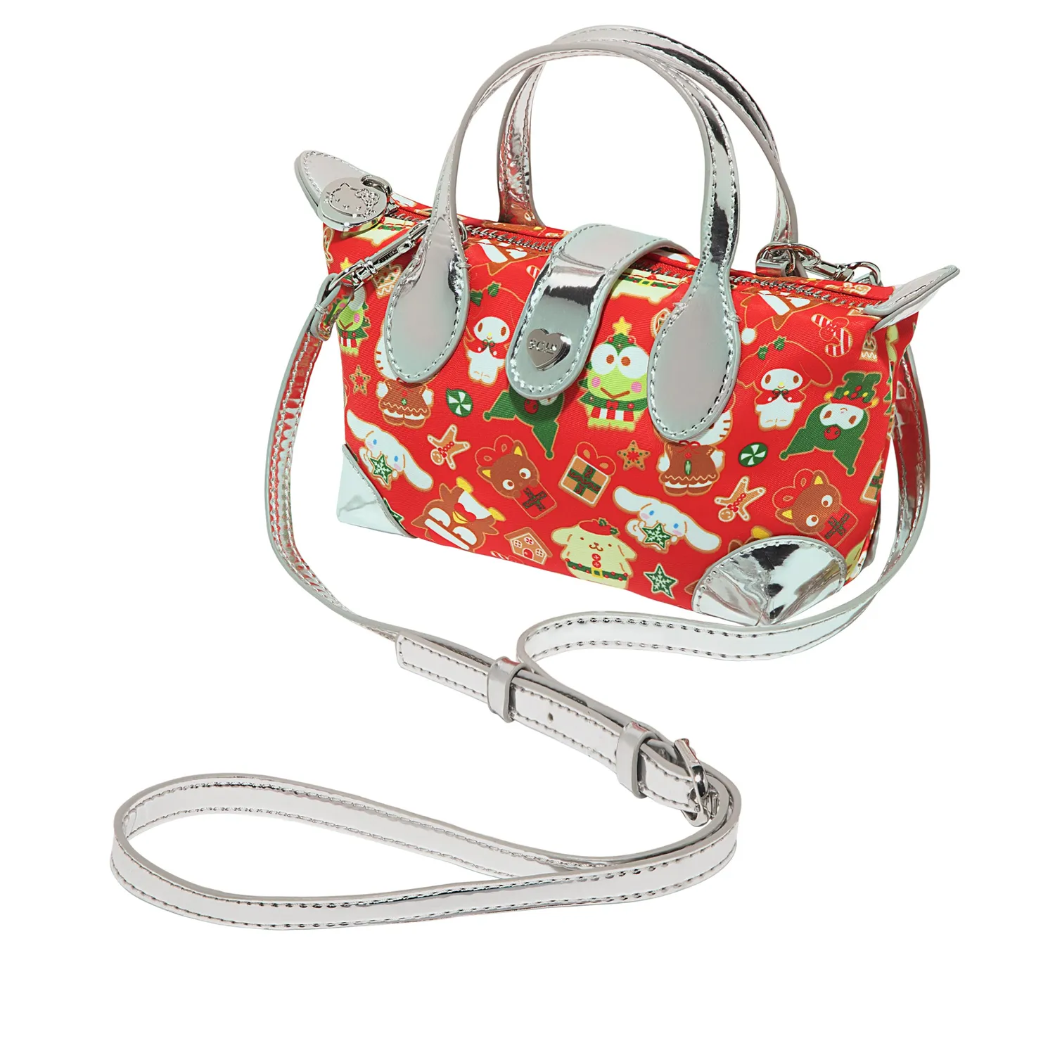 Hello Kitty and Friends x Stoney Clover Lane Holiday Pouchette crossbodyveske rød