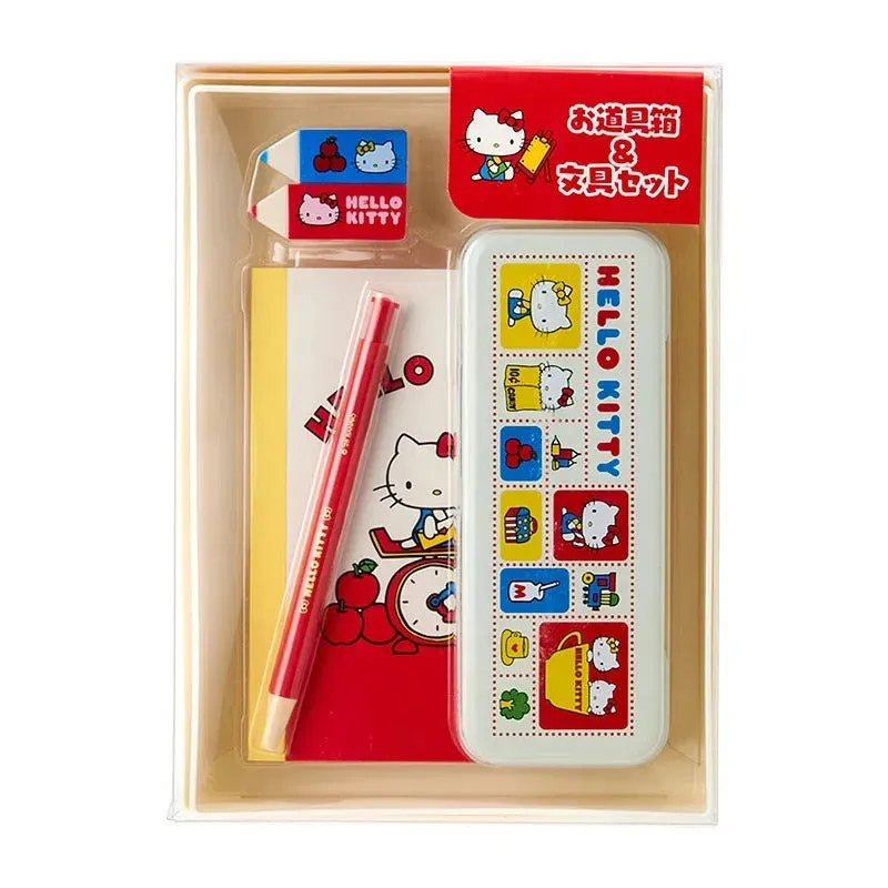 Hello Kitty Sanrio Forever skrivesett 5 deler med pennal