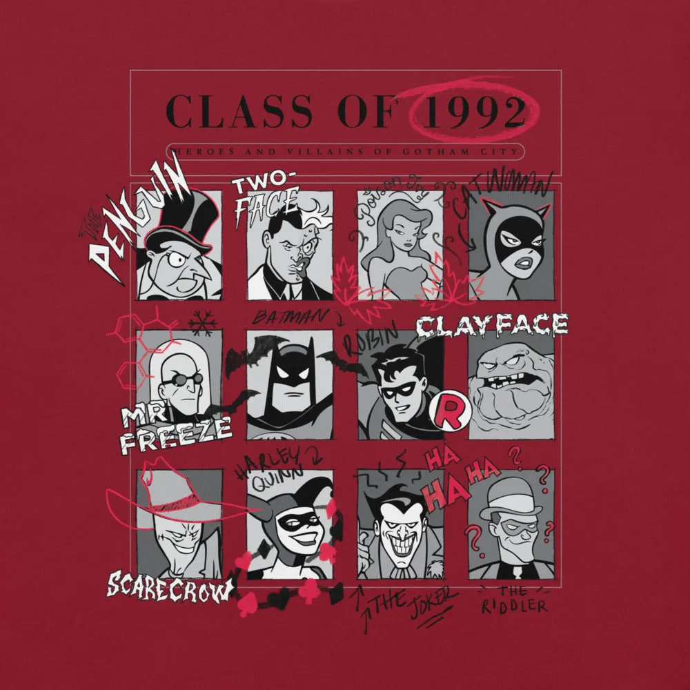 Batman: The Animated Series Class of 1992 T-skjorte Army, Asphalt eller Cardinal