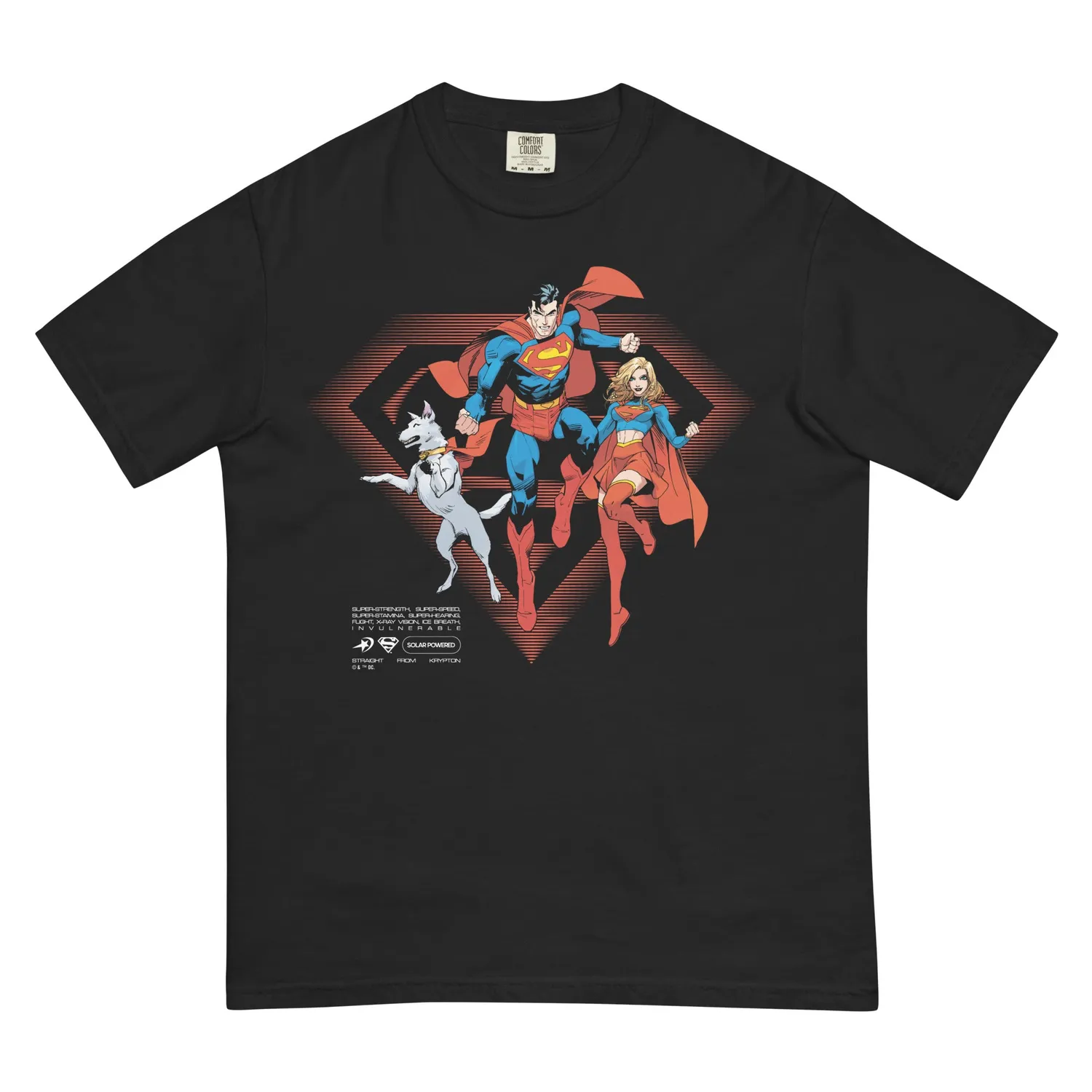 Batman Superman Straight from Krypton T-skjorte S–4XL bomull