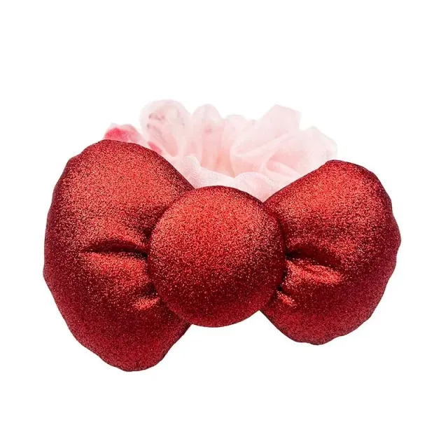 Hello Kitty Metallic Bow Series hårstrikk 50-årsjubileum med paljetter