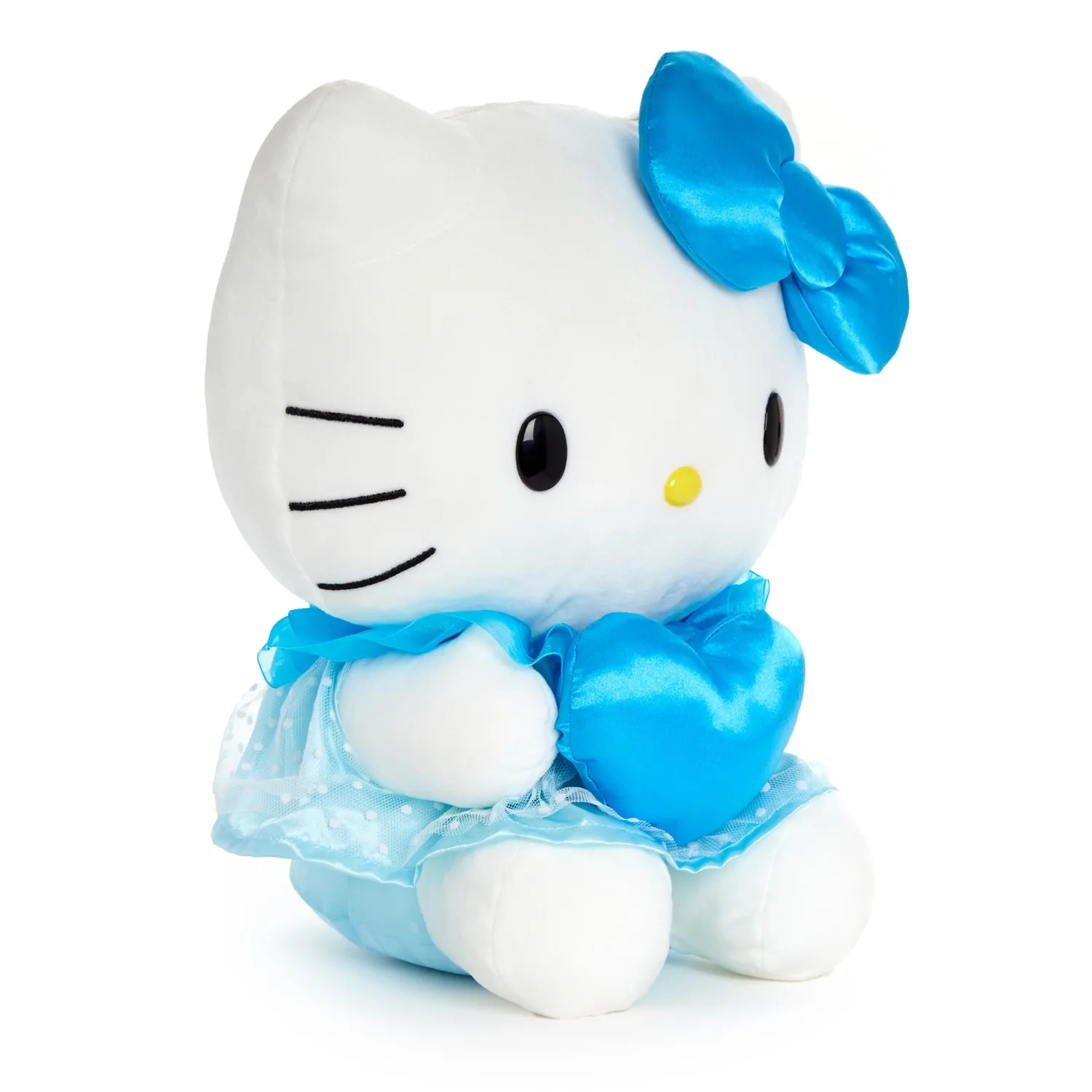 Hello Kitty Something Blue 12" plysjbamse blå sløyfe