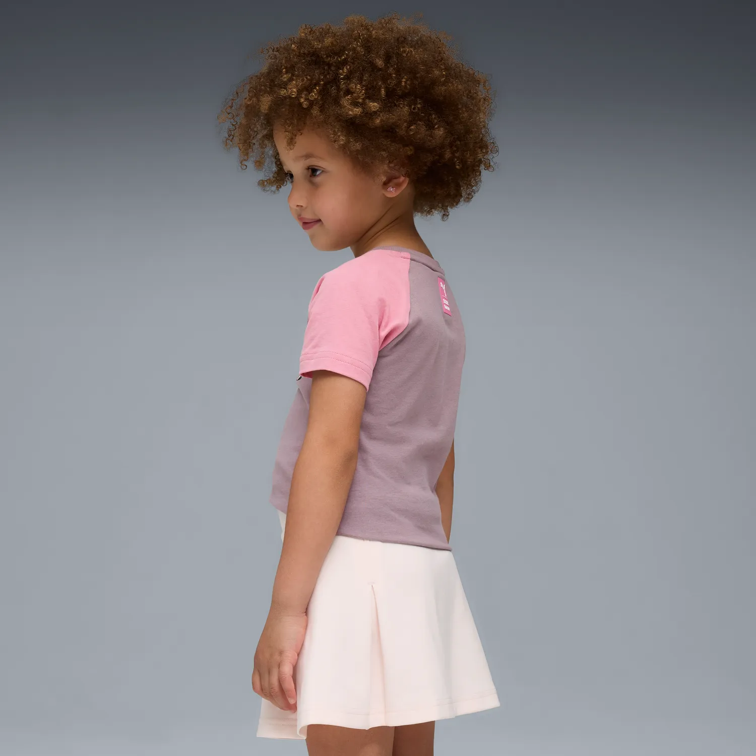 Hello Kitty and Friends x PUMA Slim Graphic Tee barne-T-skjorte Plum Jam