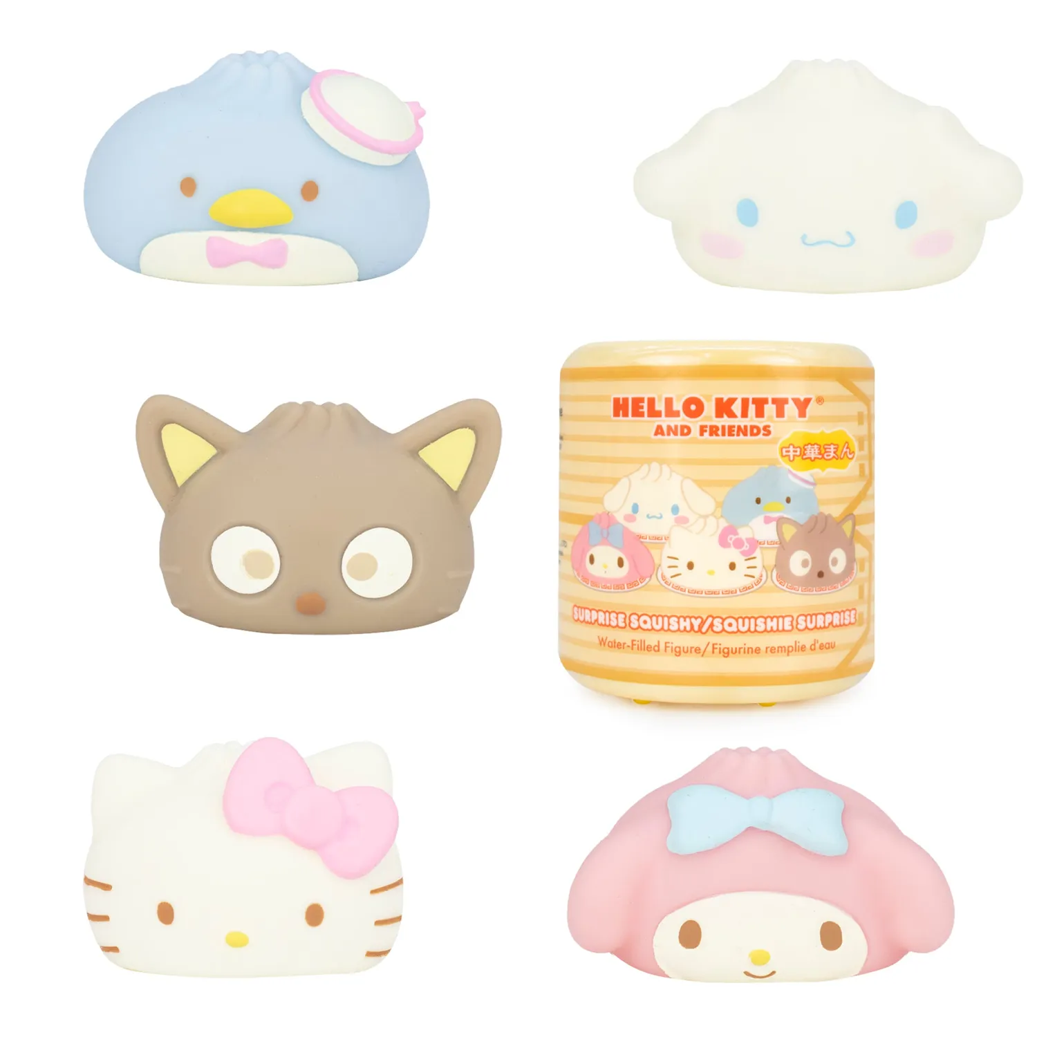 Hello Kitty and Friends Steamed Bun Capsule Squishies (Series 3) squishy 1 stk tilfeldig