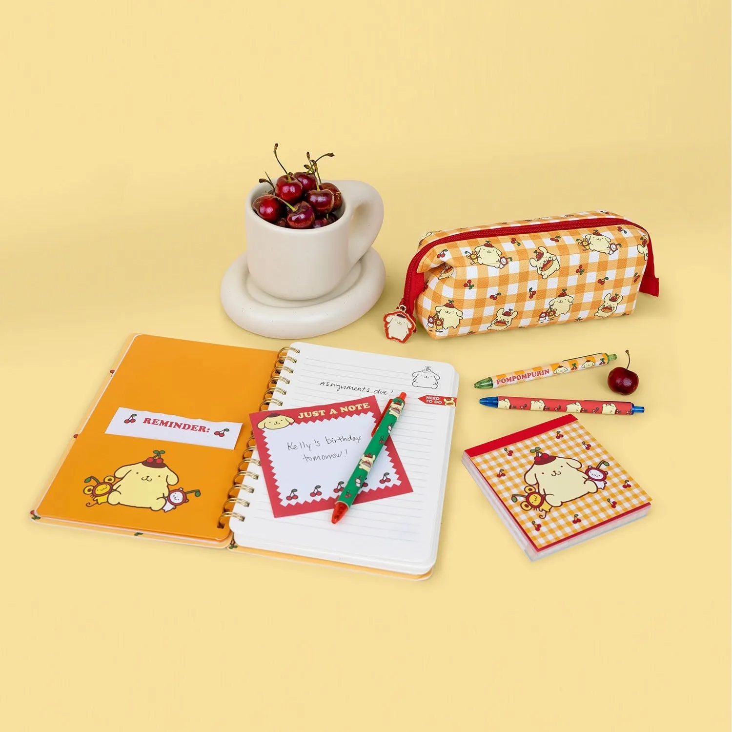 Pompompurin x Studio Oh! gelpenner 5-pakning soft touch