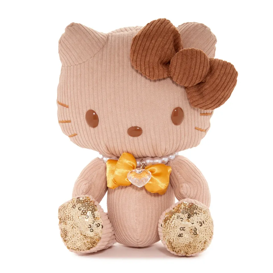 Hello Kitty 7" Jewel Plush Plysjbamse brun 7 tommer