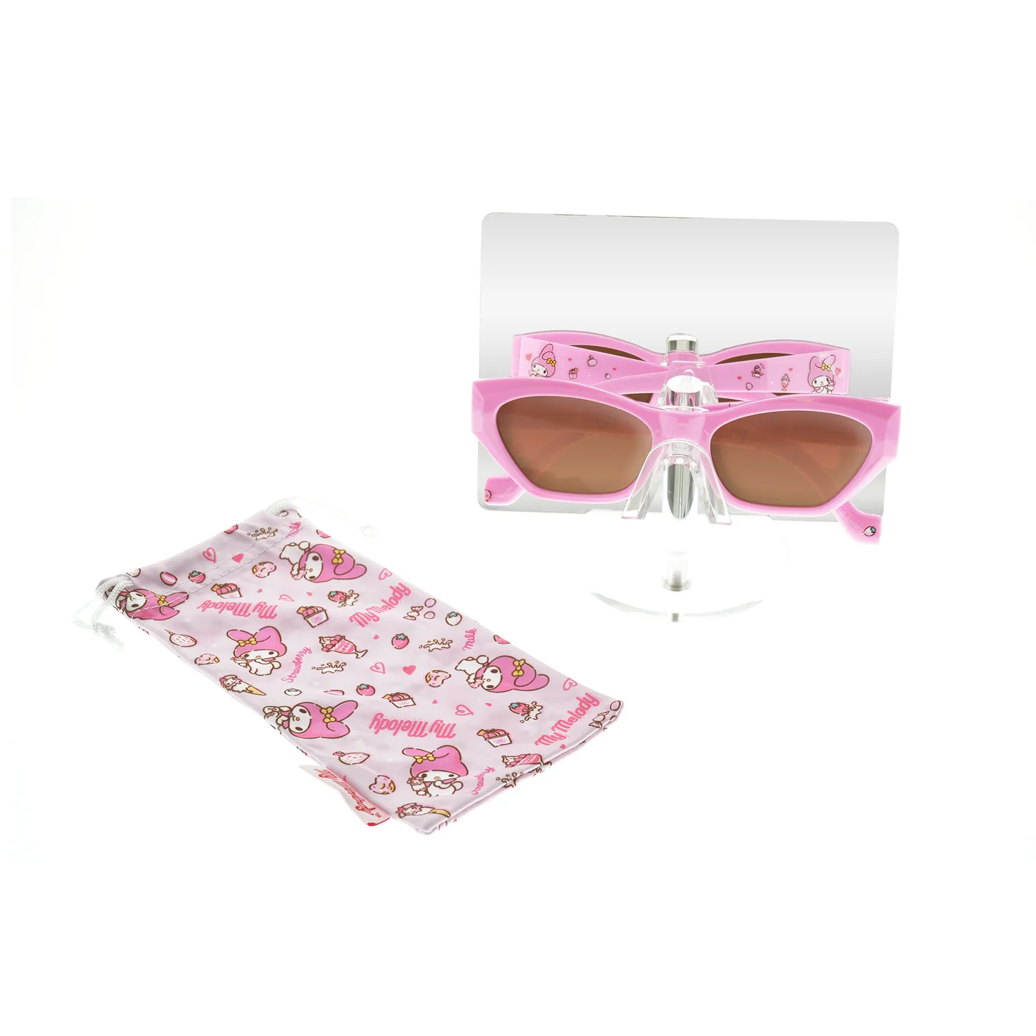 Hello Kitty My Melody x Sunscape Eyewear solbriller rosa UV400