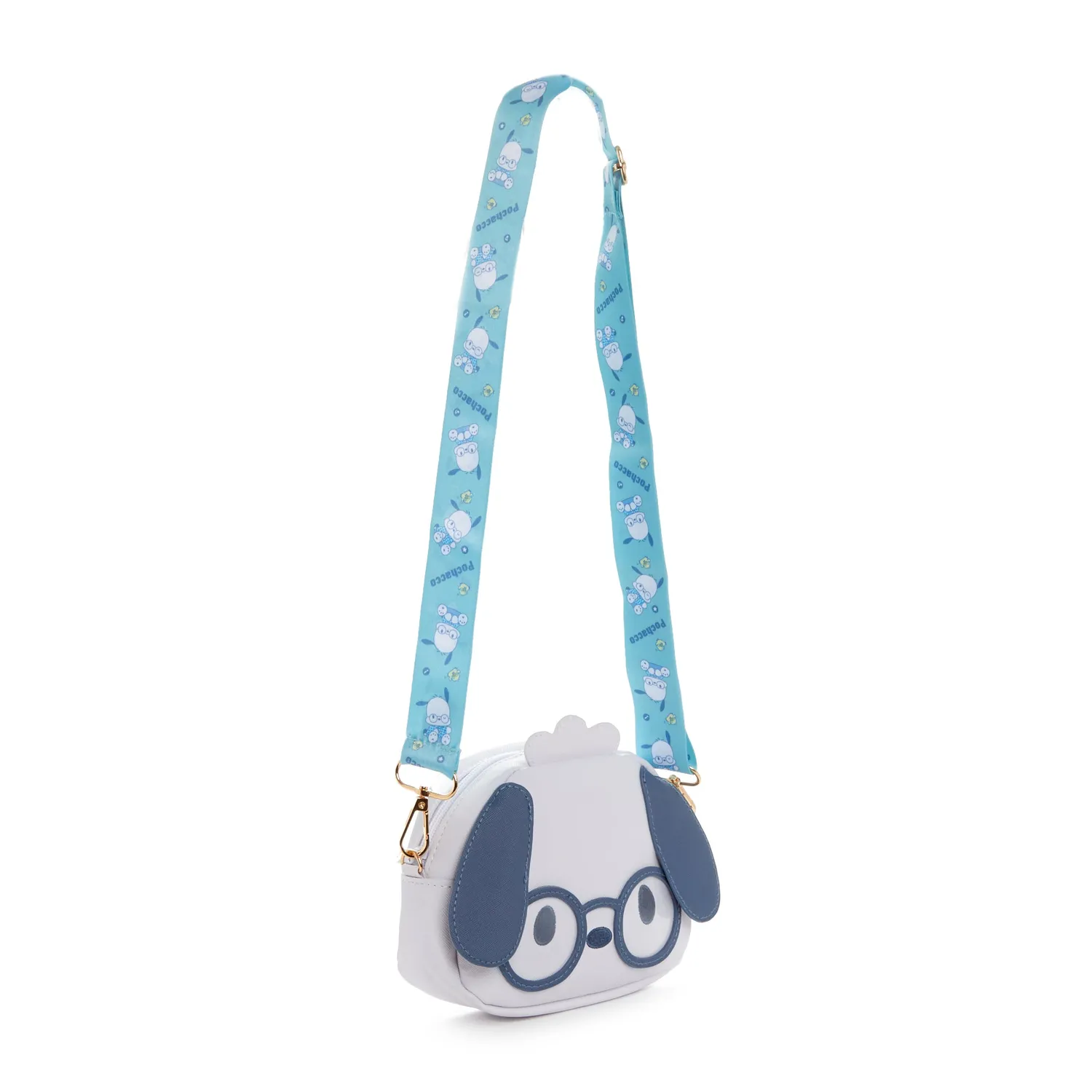 Hello Kitty Pochacco Mini Crossbody Bag (Glasses Series) veske grønn