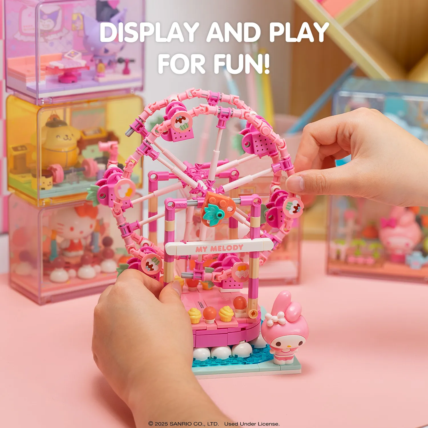 Hello Kitty Summer Wunderland Donut Ship byggesett byggeklosser