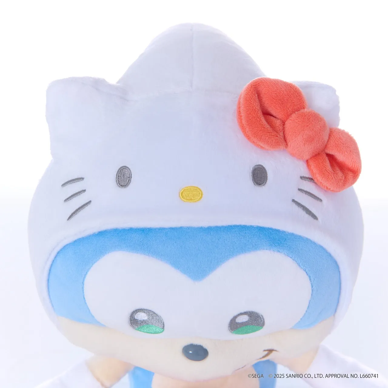 Hello Kitty Sonic x Hello Kitty Plush-bamse 8 tommer brodert