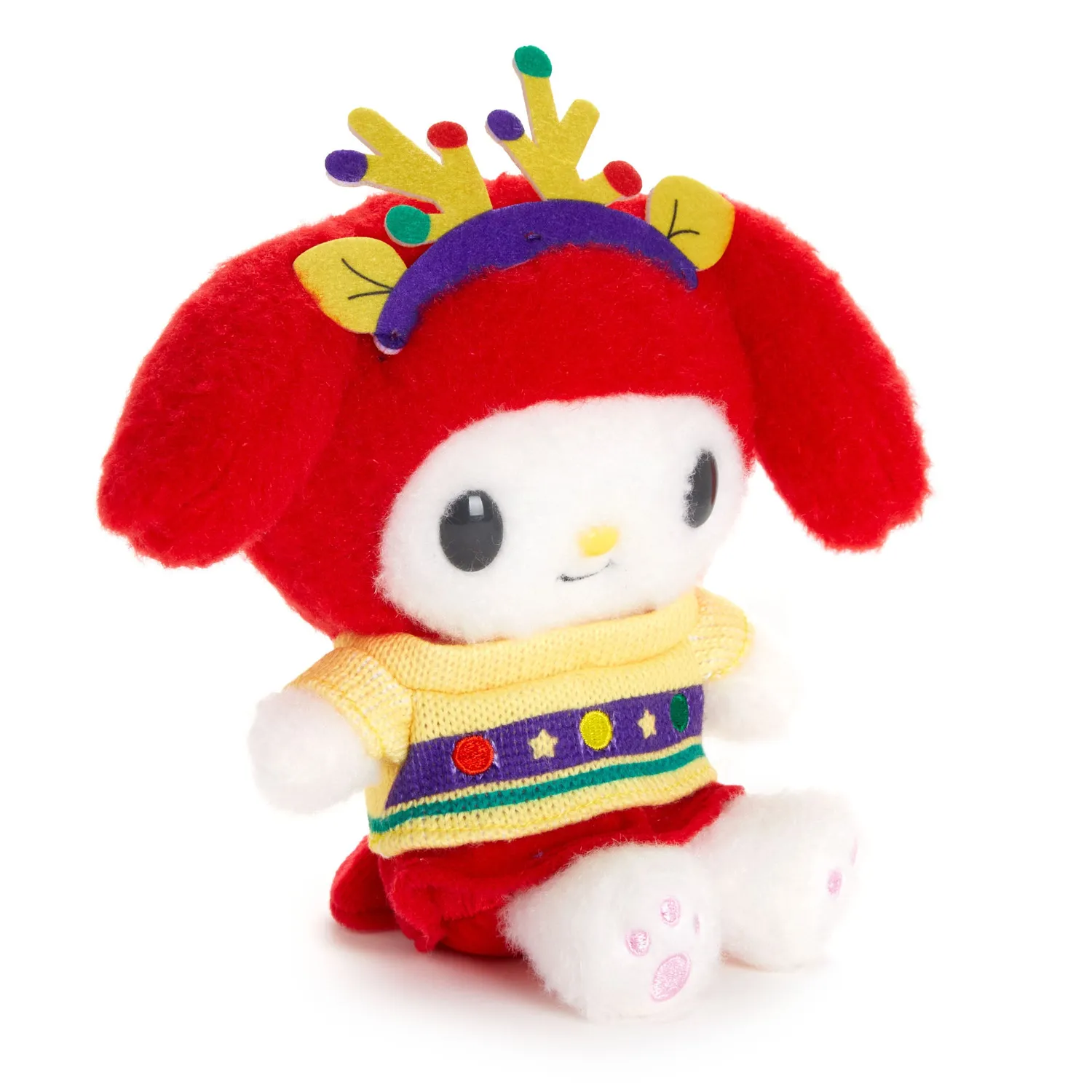 Hello Kitty Sweater Weather Series My Melody Fuzzy Plush plysjbamse 20 cm