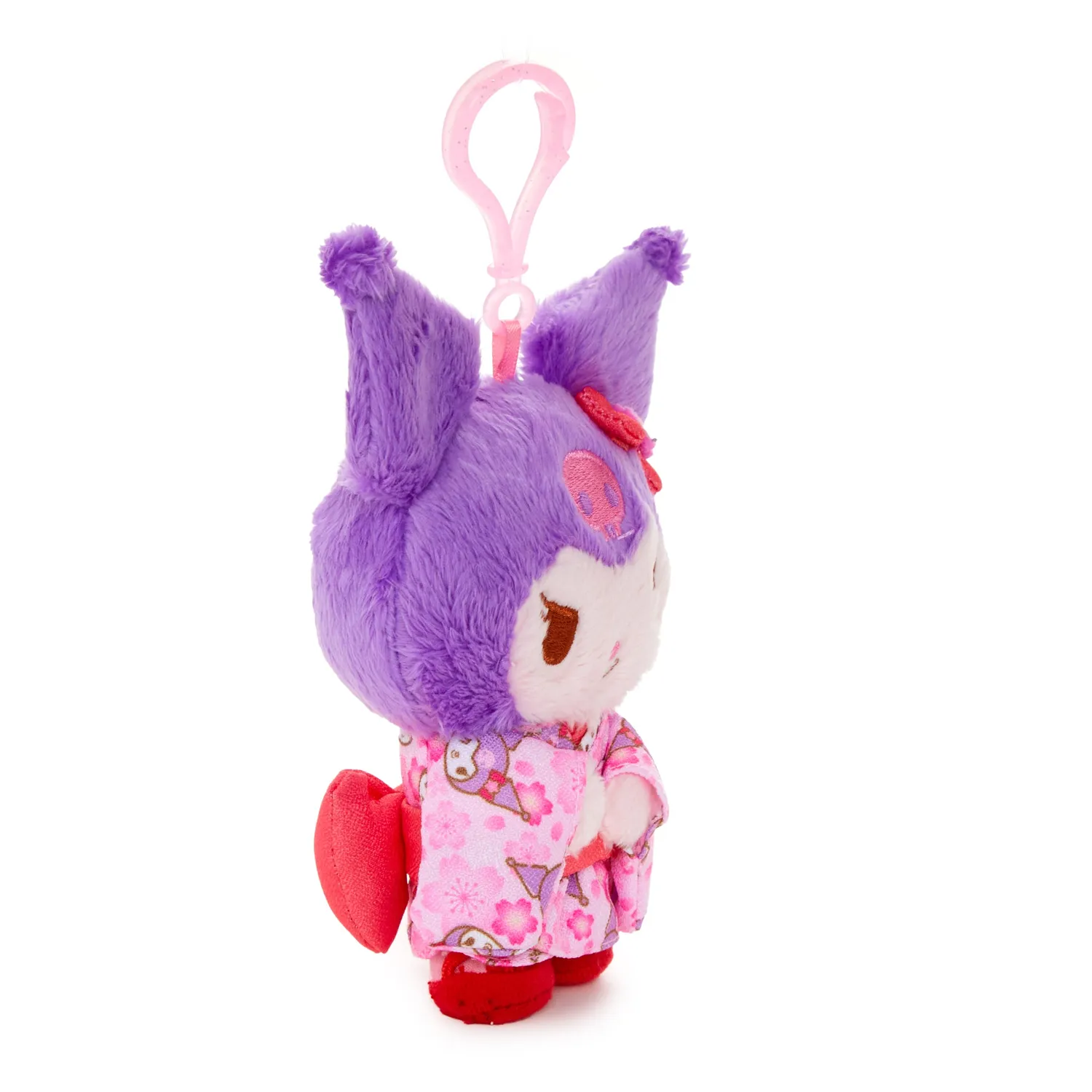 Kuromi Spring Kimono plysjmaskot med klips