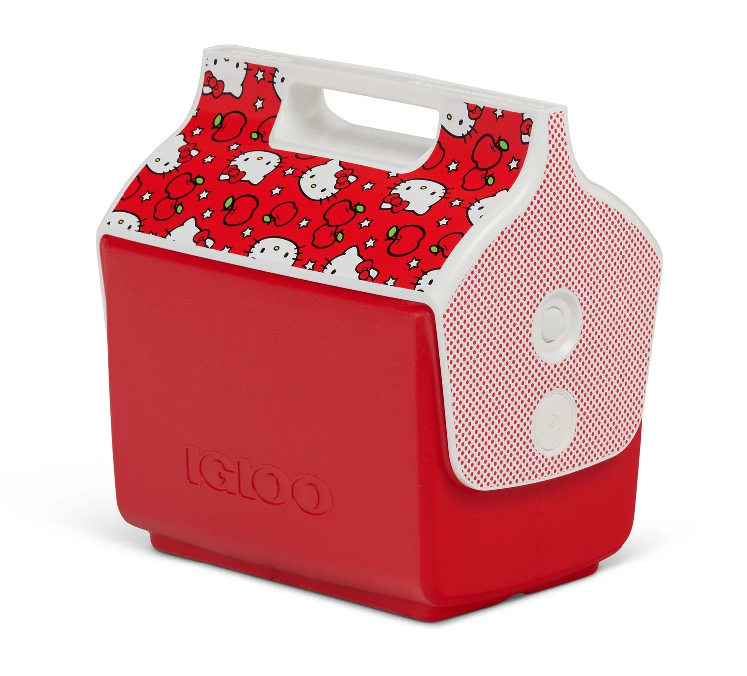 Hello Kitty x Igloo Apples Little Playmate kjøleboks 7 qt rød isolert